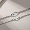 925 Sterling Silver Mountain Bracelet For Couple