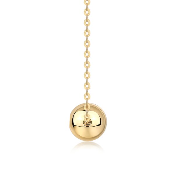 925 Sterling Silver Bead Pendant Necklace For Women - Image 6