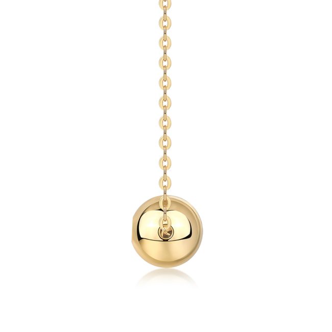 925 Sterling Silver Bead Pendant Necklace For Women - Image 6