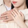 Sterling Silver Couple Rings Of Deer Antler