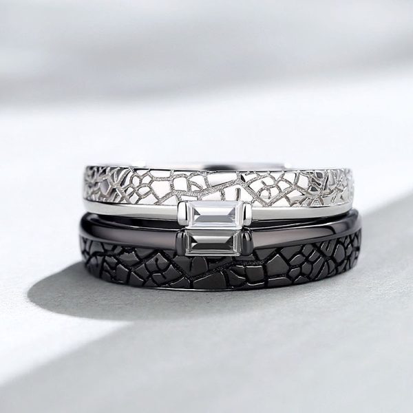 925 Sterling Silver Couple Rings