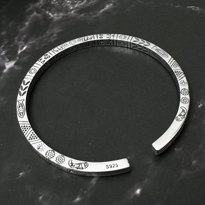 Indian 925 Sterling Silver Bangles for women, vintage and unique sterling silver Indian bangles with American.