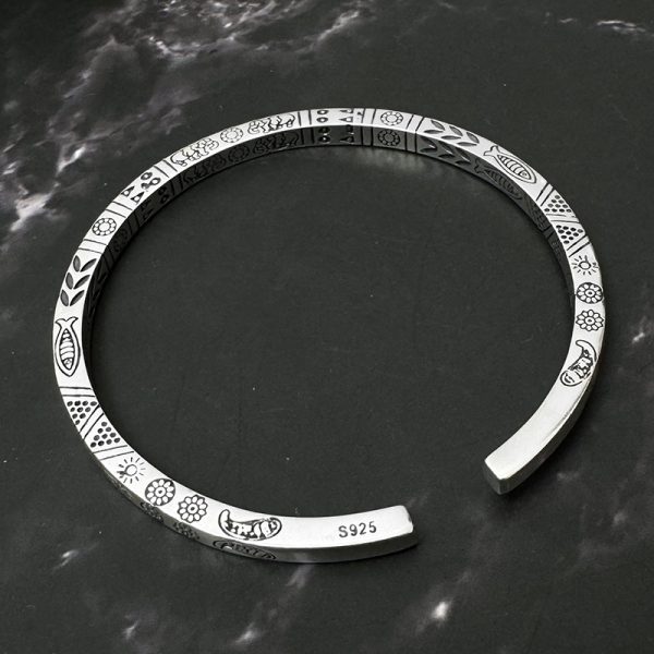Indian 925 Sterling Silver Bangles for women, vintage and unique sterling silver Indian bangles with American.