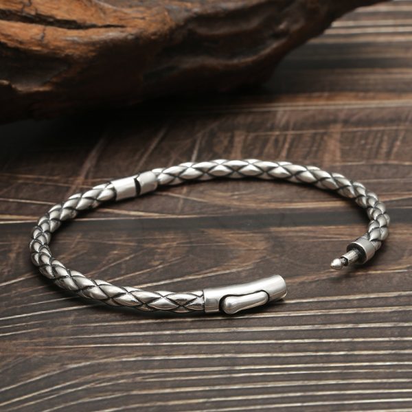 Sterling silver bangle bracelets for women, twisted design, made of solid sterling silver