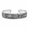 999 Pure Silver Personalized Wide Bangle