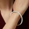 999 Pure Silver Square Bangle Wear View