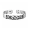 999 Silver Feng Shui Wealth Bangle