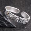 999 Sterling Silver Personalized Wide Bangle Bracelet, Genuine 999 sterling silver, high quality handmade