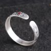 999 Sterling Silver Personalized Wide Bangle Bracelet Inner View
