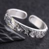 999 Sterling Silver Powerful Dragon Bangle Bracelet,. made of 999 sterling silver , weight about 50g