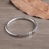 Ruyi Jingu Bang silver bangle bracelet for men