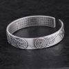 S999 Silver Bangles Bracelet Of Ancient Chinese Coins, Vintage craftsmanship handmade