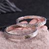 Silver Bangles Bracelet Of Hand Made Hammered detail view
