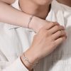 Sterling Silver Couple Angel Wing Bracelet of view image