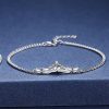 Sterling Silver Couple Bracelet With Knight Princess For Women, Weight 3.14g