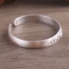 Five Emperor Coins Sterling Silver Bangle left view