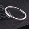 Simple Square Bar Sterling Silver Bangle for Men, Minimalist design, made of 3.5mm thick sterling silver bar with brushed surface