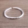 Women Sterling Silver Bangles of Clouds Engraved Twisted