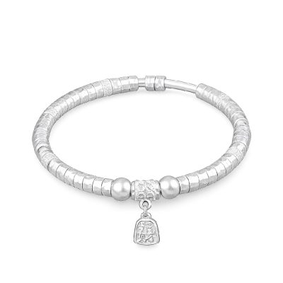 999 Pure Silver Fashion Bangles For Women