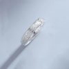 Engravable Simple Couple Rings in Silver for men