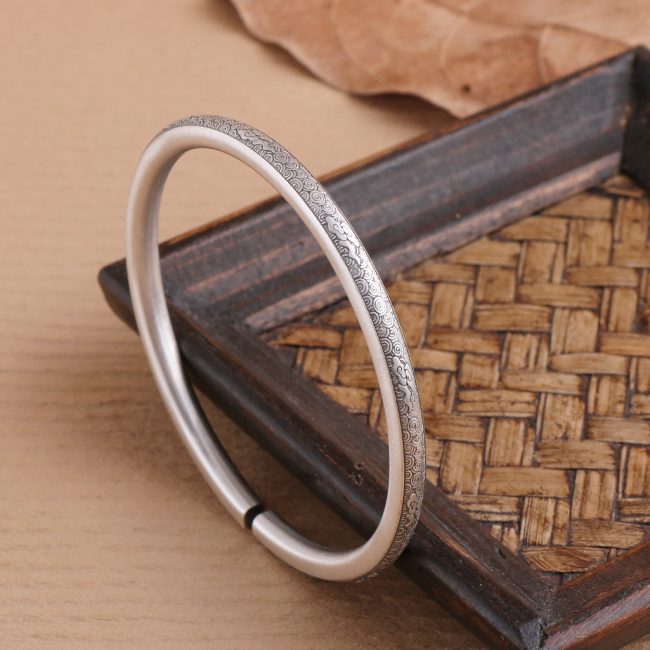 sterling silver bangles bracelet