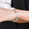 999 Sterling Silver Lucky Charm Bangles For Women video thumbnail