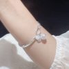 999 Sterling Silver Peace Charm Bangles For Women video thumbnail