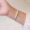 Lucky Charisma Small fish sterling silver bangle bracelet wear