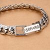 Men's Sterling Silver Bold Curb Chain Bracelet