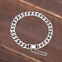 Men’s Sterling Silver Fashion Curb Chain Bracelet