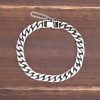 Men’s Sterling Silver Fashion Curb Chain Bracelet