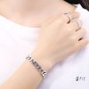 Sterling Silver Polishing Curb Chain Bracelet for men
