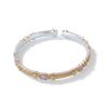Pure Silver Cherry Blossoms Bangle For Women