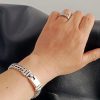 Silver Personalized Trend Punk Hip-Hop Rock Bracelet For Men video thumbnail
