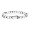 Men's Sterling Silver Polishing Curb Chain Bracelet