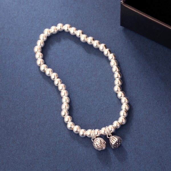 Bead Sterling Silver Bracelets For Women