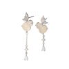 Butterfly and Gourd Sterling Silver Drop Earrings