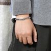 925 Silver Box Chain Bracelet For Men