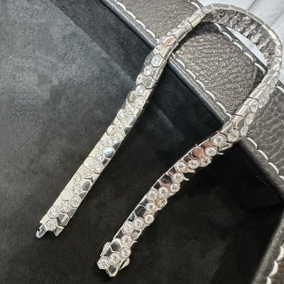 sterling silver Honeycomb bracelet for women