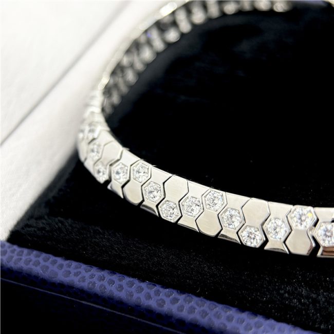 sterling silver Honeycomb bracelet for women