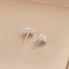 Daisy Pendientes de plata para las mujeres