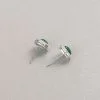 Pendientes de plata de ley con forma de corazón