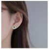 Pendientes de plata de ley en forma de corazón video thumb