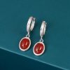 Water Drop Vintage Sterling Silver Drop Earrings