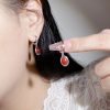 Sterling Silver Water Drop Earrings