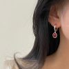 Water Drop Vintage Sterling Silver Drop Earrings