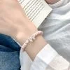 Pulsera de plata de ley con piedras preciosas para mujer