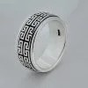 925 Sterling Silver Ring - Rotatable Lucky Design