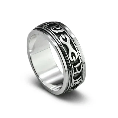 Anillos giratorios de plata de ley 925