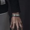 Pulsera tejida de plata de ley 925 para hombre (video en miniatura)
